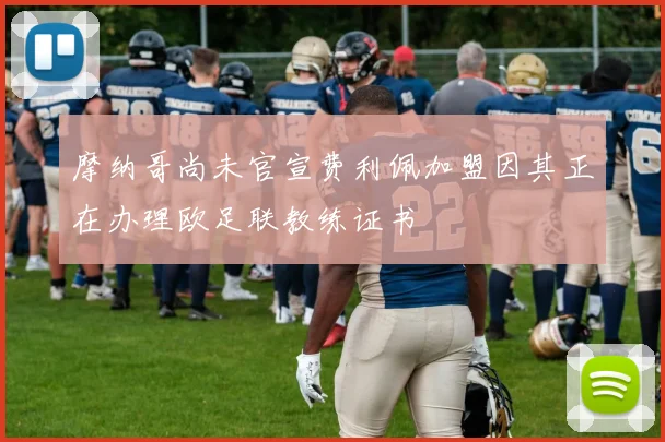 摩纳哥尚未官宣费利佩加盟因其正在办理欧足联教练证书